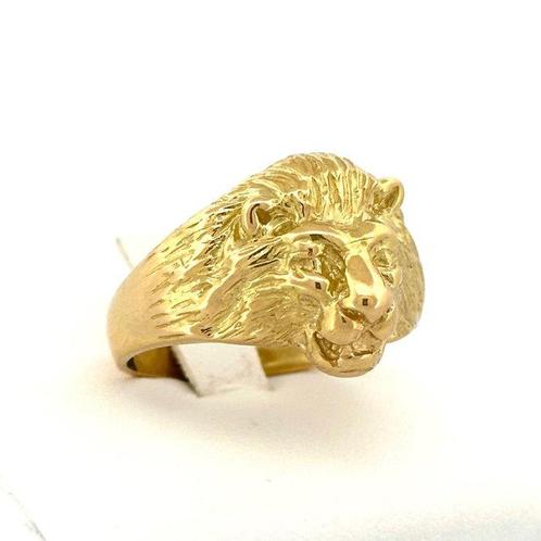 Handmade - Ring - Anello Leone - 9.8 g - 18 karaat Geel goud, Sieraden, Tassen en Uiterlijk, Ringen