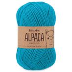 DROPS Alpaca Uni Colour - 2918 donkerturkoois - Wol Garen, Hobby en Vrije tijd, Breien en Haken, Ophalen of Verzenden, Nieuw