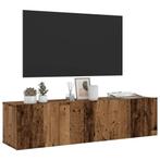 vidaXL Tv-wandmeubel 120x30x30 cm bewerkt hout oud, Verzenden, Nieuw, Overige houtsoorten
