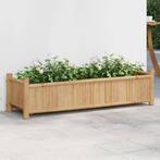 vidaXL Plantenbak 100x30x25 cm bamboe, Verzenden, Nieuw, Hout