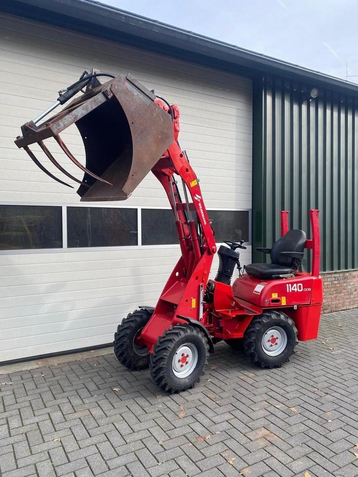 Weidemann 1140 minishovel, Zakelijke goederen, Machines en Bouw | Kranen en Graafmachines