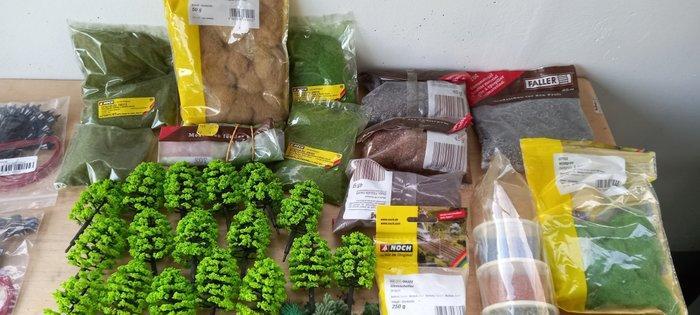 Faller, Noch, Vollmer H0 - Bruggen (225) - Bomen, struiken,, Hobby en Vrije tijd, Modeltreinen | H0