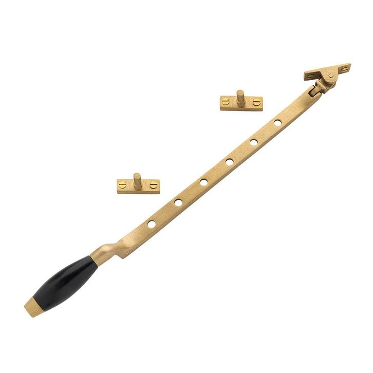 Raamuitzetter - Klassiek messing getrommeld - voor ventil..., Doe-het-zelf en Verbouw, Hang- en Sluitwerk, Overige typen, Nieuw