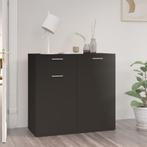 Dressoir Zwart 80cm | Retourdeal | Stijlvol & Voordelig!, Huis en Inrichting, Kasten | Dressoirs, Nieuw, Minimalistisch ontwerp