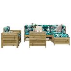 vidaXL 7-delige Loungeset geïmpregneerd grenenhout, Verzenden, Nieuw, Loungeset