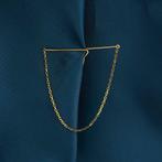 Vintage gouden revers/dasketting | Heren (vintage accesoire), Goud, Gebruikt, Ophalen of Verzenden, Overige kleuren