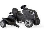 Smoby Farmer XL - Traptractor - Inclusief aanhanger - Zwart, Verzenden, Nieuw, Smoby