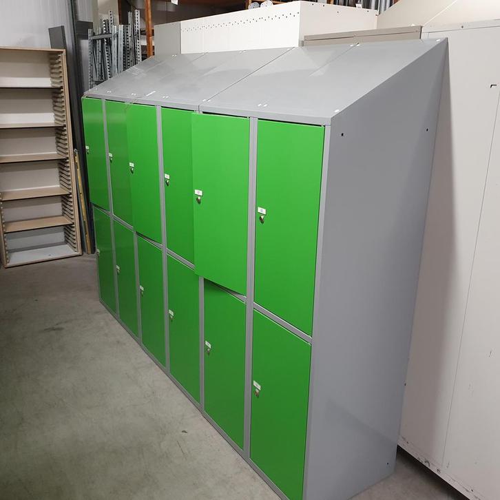 12-deurs Olssen kledinglocker EXTRA GROTE DEUREN - 176x240x5, Huis en Inrichting, Kasten | Lockerkasten, Ophalen of Verzenden