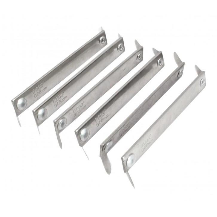 Haakse Voelermaat - 6 Delig - 0.05-0,08mm - Voelermaten - As, Auto diversen, Autogereedschap, Nieuw, Ophalen of Verzenden