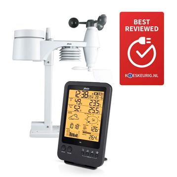 Professioneel weerstation met draadloze sensor zwart beschikbaar voor biedingen