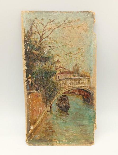 Italiaanse school (XIX) - Canale di Venezia, Antiek en Kunst, Kunst | Schilderijen | Klassiek