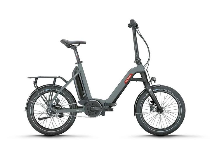 VictoriaFylgran 1 Unisex - Grijs, Fietsen en Brommers, Fietsen | Vouwfietsen, Nieuw, Ophalen of Verzenden
