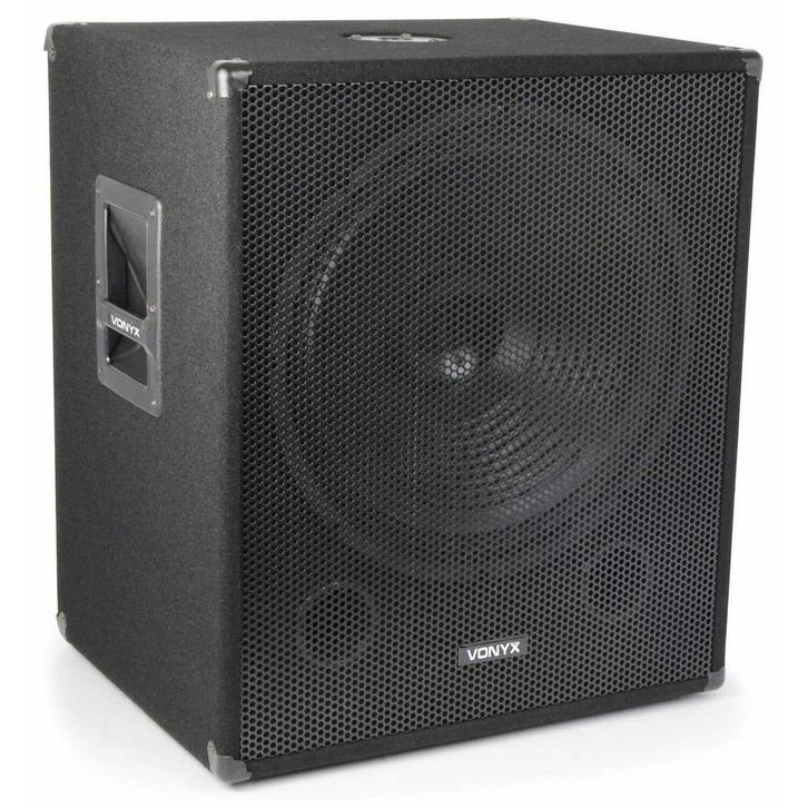 Retourdeal - Vonyx SWA18 disco Subwoofer 18 1000 Watt, Audio, Tv en Foto, Luidsprekers, Zo goed als nieuw, Verzenden