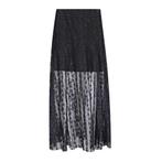 Just woman by Matteo • zwarte kanten rok • M / L, Kleding | Dames, Rokken, Maat 38/40 (M), Just woman by Matteo, Verzenden, Zwart