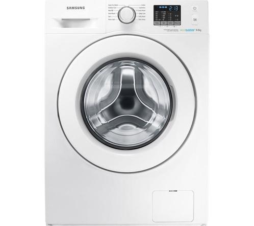 Samsung Wf80f5e0w2w Wasmachine Eco Bubble 1200t 8kg, Witgoed en Apparatuur, Wasmachines, Zo goed als nieuw, Voorlader, 85 tot 90 cm