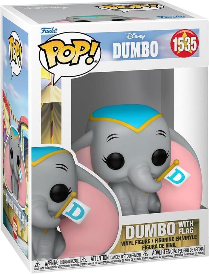 Funko Pop! - Disney Dumbo With Flag #1535 | Funko - Hobby, Verzamelen, Poppetjes en Figuurtjes, Nieuw, Verzenden
