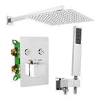 REA Thermostatische inbouwdouche - Regendouche 30 cm - Ch..., Doe-het-zelf en Verbouw, Sanitair, Ophalen of Verzenden, Nieuw