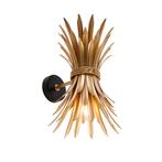 Art Deco wandlamp goud - Wesley, Nieuw, Overige materialen, Art Deco