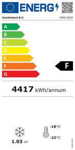 Combisteel | Koel-/Vrieseiland | Zwart | Schakelbaar | -16°C, Ophalen of Verzenden, Nieuw