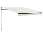 vidaXL Luifel handmatig uittrekbaar 300x250 cm crème, Verzenden, Nieuw