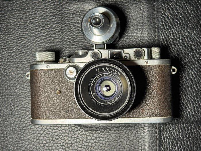 Leica IIIa + jupiter 35mm + VIOOH Meetzoeker camera, Verzamelen, Fotografica en Filmapparatuur