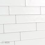 Handvorm tegels 7,5x30 cm mat wit, Doe-het-zelf en Verbouw, Tegels, Verzenden, Nieuw