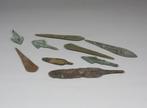 Bronstijd / IJzertijd Brons Arrowhead, partij (9 stuks)