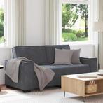 vidaXL Tweezitsbank 140 cm fluweel donkergrijs, Huis en Inrichting, Banken | Bankstellen, Verzenden, Nieuw, Tweepersoons, Stof