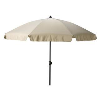 Parasol | Gardalux | Ø 200 cm (Beige, Kantelbaar, Rond), Tuin en Terras, Parasols, Nieuw, Verzenden
