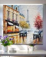 CleliaArt - Parisian Street, Antiek en Kunst, Kunst | Schilderijen | Modern