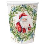 PAW - Papieren bekers - Cute Santa Claus, Hobby en Vrije tijd, Nieuw