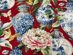Elegante bloemenpracht met porseleindetails: Oeko-Tex stof, Antiek en Kunst