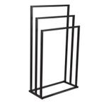 Stelling Handdoeken | Gepoedercoat Staal | 45cm | Laatste..., Ophalen of Verzenden, Nieuw, Zwart, Handdoekenrek