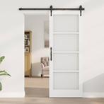 vidaXL Interieur Deur met Glas ORKDAL Wit 78 x 202 cm, Doe-het-zelf en Verbouw, Deuren en Horren, Verzenden, Nieuw