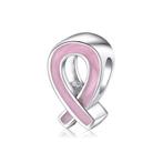 Pink Ribbon Bedel Charm Pandora compatible, Nieuw, Overige merken, Verzenden