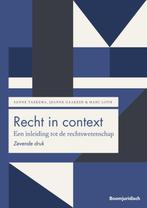 Recht in context / Boom Juridische studieboeken, Gelezen, Sanne Taekema, Jeanne Gaakeer, Verzenden