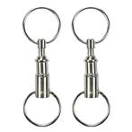 Benson Opsplitsbare metalen sleutelhanger - set van 2 - d..., Ophalen of Verzenden, Nieuw