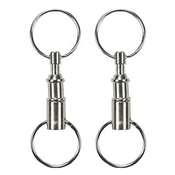 Benson Opsplitsbare metalen sleutelhanger - set van 2 - d... beschikbaar voor biedingen