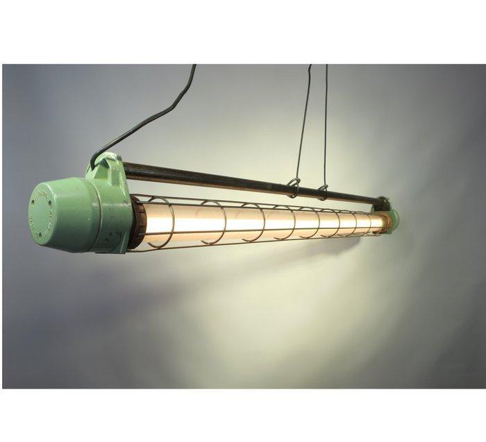 Plafondlamp - Staal, Aluminium, Buis, Antiek en Kunst, Antiek | Lampen