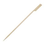 Composteerbare bamboe prikkers met peddelvorm 21cm | 100, Verzenden, Nieuw in verpakking