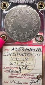 Italië, Pauselijke Staat. Pio IX. Scudo 1853 Anno VIII -