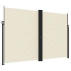 Uittrekbaar Tuinscherm Creme 220cm | Retourdeal | 42% Kor..., Tuin en Terras, Tuinschermen, Staal, 200 cm of meer, Nieuw, Ophalen of Verzenden