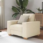 vidaXL Fauteuil Linnen 60 cm, Huis en Inrichting, Verzenden, Nieuw, Eenpersoons, Stof