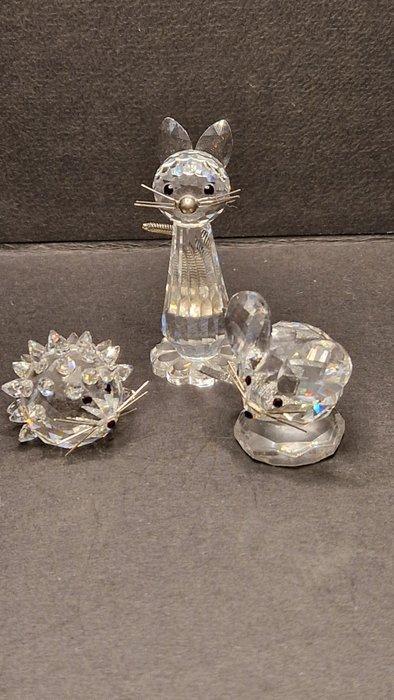 Egel replica 183273 - Muis replica 183272 - Kat replica, Antiek en Kunst, Curiosa en Brocante