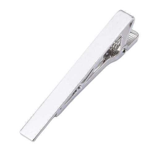 Fako Bijoux® - Dasspeld - Metal - 58mm - Zilverkleurig, Kleding | Heren, Stropdassen, Verzenden