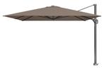 Platinum Challenger Telescope parasol premium - 3,5x3,5 cm., Tuin en Terras, Parasols, Verzenden, Nieuw, Zweefparasol, Kantelbaar