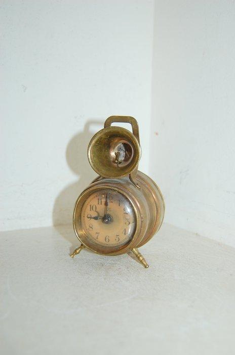 Wekker - Messing - 1920-1930, Antiek en Kunst, Antiek | Klokken