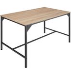 Eettafel Belfast industrieel 120x75x75cm - Industrieel licht, Huis en Inrichting, Tafels | Eettafels, Verzenden, Nieuw