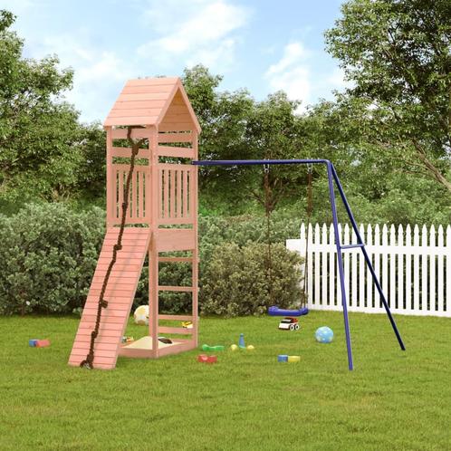 vidaXL Speelhuis massief douglashout, Kinderen en Baby's, Speelgoed | Buiten | Speeltoestellen, Nieuw, Verzenden