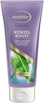 ANDRELON KOKOS BOOST MASKER HAARMASKER TUBE 180 ML, Verzenden, Nieuw